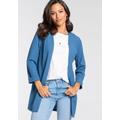 Longblazer LAURA SCOTT Gr. 38, blau (jeansblau) Damen Blazer