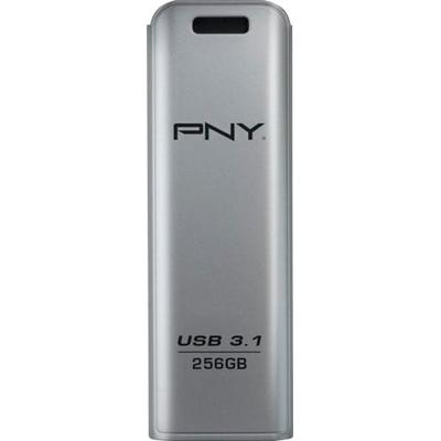 PNY USB-Stick "Elite Steel 32GB" USB-Sticks Gr. 256 GB GB, silberfarben (edelstahlfarben)