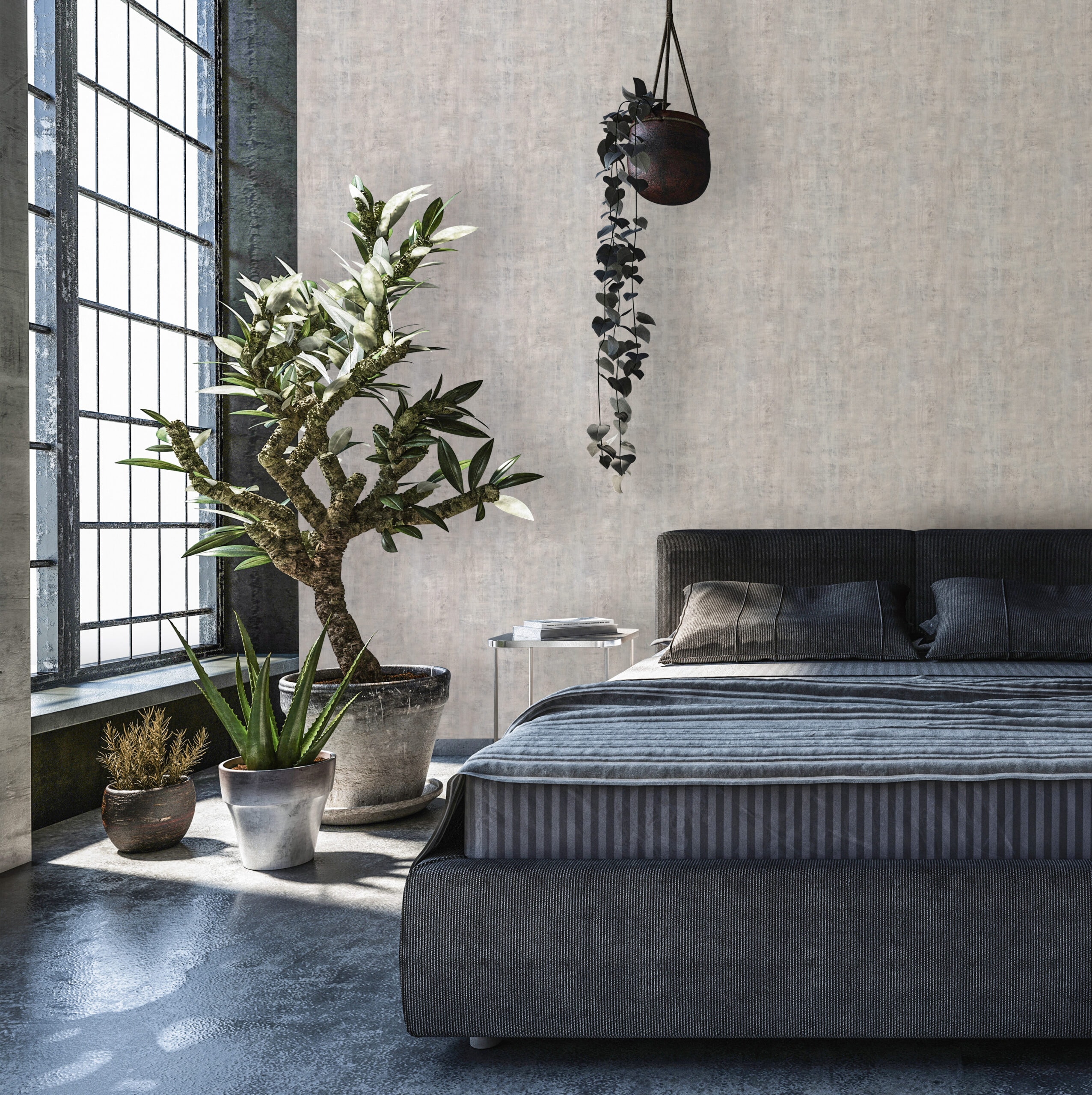 Vliestapete MARBURG "Infused Impressions", grau, B:0,53m L:10,05m, Vlies, Tapeten, moderne Tapete für Wohnzimmer Schlafzimmer Küche