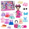 Just Play 88033 Minnie Mouse Fashion Fab Doll & Accessories Set, Multi-Color