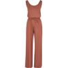 Jumpsuit URBAN CLASSICS "Urban Classics Damen Ladies Long Sleevless Modal Jumpsuit", Damen, Gr. 4XL, US-Größen, orange (terracotta), 77% Modal, 23% Polyester, unifarben, loose fit, ohne Ärmel, Overalls