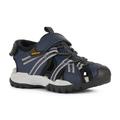 Sandale GEOX "J BOREALIS BOY B" Gr. 36, blau (navy, grau) Kinder Schuhe