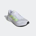 Laufschuh ADIDAS PERFORMANCE "QUESTAR" Gr. 44,5, grün (cloud white, green spark, crystal white s16) Schuhe Herren