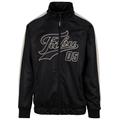 Collegejacke FUBU "Herren FM223-017-2 Varsity Striped Track Jacket" Gr. M, schwarz (black) Herren Jacken Sportbekleidung