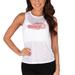 Women's Concepts Sport White Houston Rockets Infuse Lightweight Slub Knit Tank Top