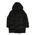 Zara Coat: Black Print Jackets & Outerwear - Kids Girl's Size 11