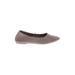 Skechers Flats: Gray Print Shoes - Women's Size 9 - Almond Toe