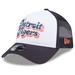 Women's New Era White/Navy Detroit Tigers Throwback Team Foam Front A-Frame Trucker 9FORTY Adjustable Hat