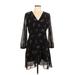 Madewell Casual Dress - Wrap: Black Dresses - Women's Size 10