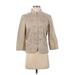 Ann Taylor LOFT Outlet Jacket: Short Tan Solid Jackets & Outerwear - Women's Size 4