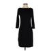 Gap Casual Dress - Sheath: Black Solid Dresses - Women's Size Small