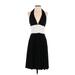 Alberto Makali Cocktail Dress - A-Line Halter Sleeveless: Black Dresses - Women's Size 4