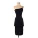 Babaton Cocktail Dress - Bodycon Open Neckline Sleeveless: Black Solid Dresses - Women's Size 2X-Small