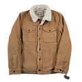 Levi's Jackets & Coats | Levis Fleece Sherpa Corduroy Trucker Jacket Mens Medium Tan Rancher Hipster $180 | Color: Tan | Size: M