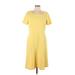 Talbots Casual Dress: Yellow Dresses - Women's Size 12