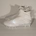 Adidas Shoes | Adidas Nasty 2.0 Football Cleats Lacrosse High Zip White Silver Gx7962 Size 10 | Color: Silver/White | Size: 10