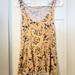 American Eagle Outfitters Tops | 3/$30 - American Eagle Floral Spaghetti Strap Babydoll Top. Size S | Color: Yellow | Size: S