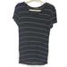 Brandy Melville Tops | 4/$25 Brandy Melville Striped Short Sleeve T Shirt | Color: Black/White | Size: One Size