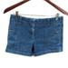 J. Crew Shorts | J.Crew Flat Front Cotton Blend Medium Wash Denim Shorts Short Preppy 2 Blue | Color: Blue | Size: 2