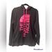 The North Face Tops | Euc/ North Face Hoodie Xl | Color: Black/Pink | Size: Xl