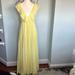 Zara Dresses | Beautiful Flowy Yellow Summer Gown | Color: Yellow | Size: Xs