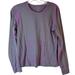 Athleta Tops | Athleta Summer Shade Tee Gray Medium Pink Purple 826057 Rashguard Swim Shirt | Color: Gray/Purple | Size: M