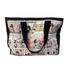 Disney Bags | Disney Store Mickey & Minnie Mouse Cartoon Comic Strip Tote Bag Shoulder Shopper | Color: Black/White | Size: Os