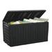 71 Gallon Resin Deck Box-Organization and Storage for Patio Furniture Outdoor Cushions,Throw Pillows, Garden Tools and Pool Toys