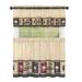 Cozy Cafe Printed Tier & Valance Set - 2 Sizes