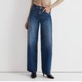 Madewell Jeans | Madewell Superwide-Leg Jeans In Halleran Wash | Color: Blue | Size: 27