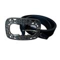 Free People Accessories | New Free People Soledad Belt | Color: Black/Silver | Size: Os