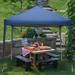 3x3m Practical Waterproof Right-Angle Folding Tent Blue