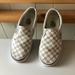 Vans Shoes | *Vans Off The Wall Unisex Grey Beige Check Board Slip On Sneakers Men’s Sneakers | Color: Cream/Gray | Size: 7.5