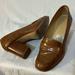 Michael Kors Shoes | Michael Kors Stacked Heel Penny Loafers Women's 6.5 | Color: Brown/Tan | Size: 6.5