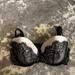 Victoria's Secret Intimates & Sleepwear | Black And Sliver Lace Dream Angels Lined Demi Bra Victoria's Secret 34dd | Color: Black/Silver/White | Size: Other