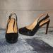 Coach Shoes | Coach Abie Black Patent Leather Heels - 9 / 9.5m | Color: Black | Size: 9