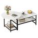 Coffee Table White Modern Coffee Tables for Living Room Detachable 2 Small Coffee Tables