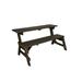 Amish Casual Amish Folding Wooden Outdoor Picnic Table Wood in Red | 30 H x 58.5 W x 35 D in | Wayfair CAF-039-05