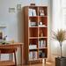 Latitude Run® Bertrad Bookcase Wood in Brown | 73.62 H x 27.55 W x 11.81 D in | Wayfair 4EC385DFA9E746F9A45FDB48674609CB