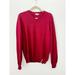 Burberry Sweaters | Burberry London Merino Wool V-Neck Burgundy Mens Sweater L | Color: Purple/Red | Size: L