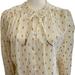 Anthropologie Tops | Anthropology Dolan Left East Coast Long Sleeve Off White Blouse, S | Color: Cream | Size: S