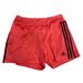 Adidas Shorts | Adidas Womens Size Large Salmon Coral Shorts Athletic Pull On Gym Sport Blue Str | Color: Blue/Orange | Size: L