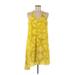 Calvin Klein Casual Dress: Yellow Dresses - Women's Size 6