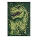 Stupell Industries Abstract T-Rex On MDF by Nidhi Wadhwa Print in Green | 19 H x 13 W x 0.5 D in | Wayfair az-740_wd_13x19