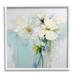 Stupell Industries Az-483-Framed Abstract White Petals Framed On Canvas by Irena Orlov Print Canvas in Blue | 24 H x 24 W x 1.5 D in | Wayfair