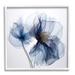 Stupell Industries Az-480-Framed X-Ray Flowers Canvas in Blue | 12 H x 12 W x 1.5 D in | Wayfair az-480_wfr_12x12