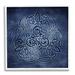 Stupell Industries Blue Celtic Raven Pattern Framed On Wood Print Wood in Blue/Brown | 12 H x 12 W x 1.5 D in | Wayfair ay-869_wfr_12x12