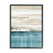 Stupell Industries Modern Sea Landscape Framed On Wood Print Wood in Brown | 14 H x 11 W x 1.5 D in | Wayfair ay-893_fr_11x14