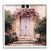 Stupell Industries Floral French Doors Framed On Wood by Riley B Print Wood in Brown | 12 H x 12 W x 1.5 D in | Wayfair az-860_wfr_12x12