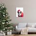 Stupell Industries Az-639-Framed Pig In Holiday Clothes On Wood Print Wood in Brown/Red | 30 H x 24 W x 1.5 D in | Wayfair az-639_gff_24x30